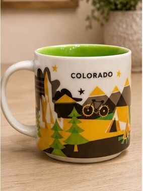Starbucks Colorado You Are Here Mug 14 oz YAH 2014 Discontinued Collector